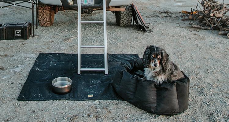 K9 Ballistics Chew Proof Armored Dog Crate Pad, Obsidian Black / Medium (35 L x 22 W x 1 H)