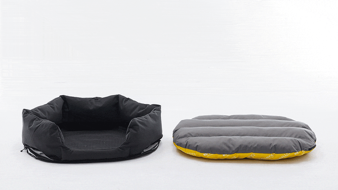 Tough RipStop™ Oval Bolster Pillow Dog Bed K9 Ballistics