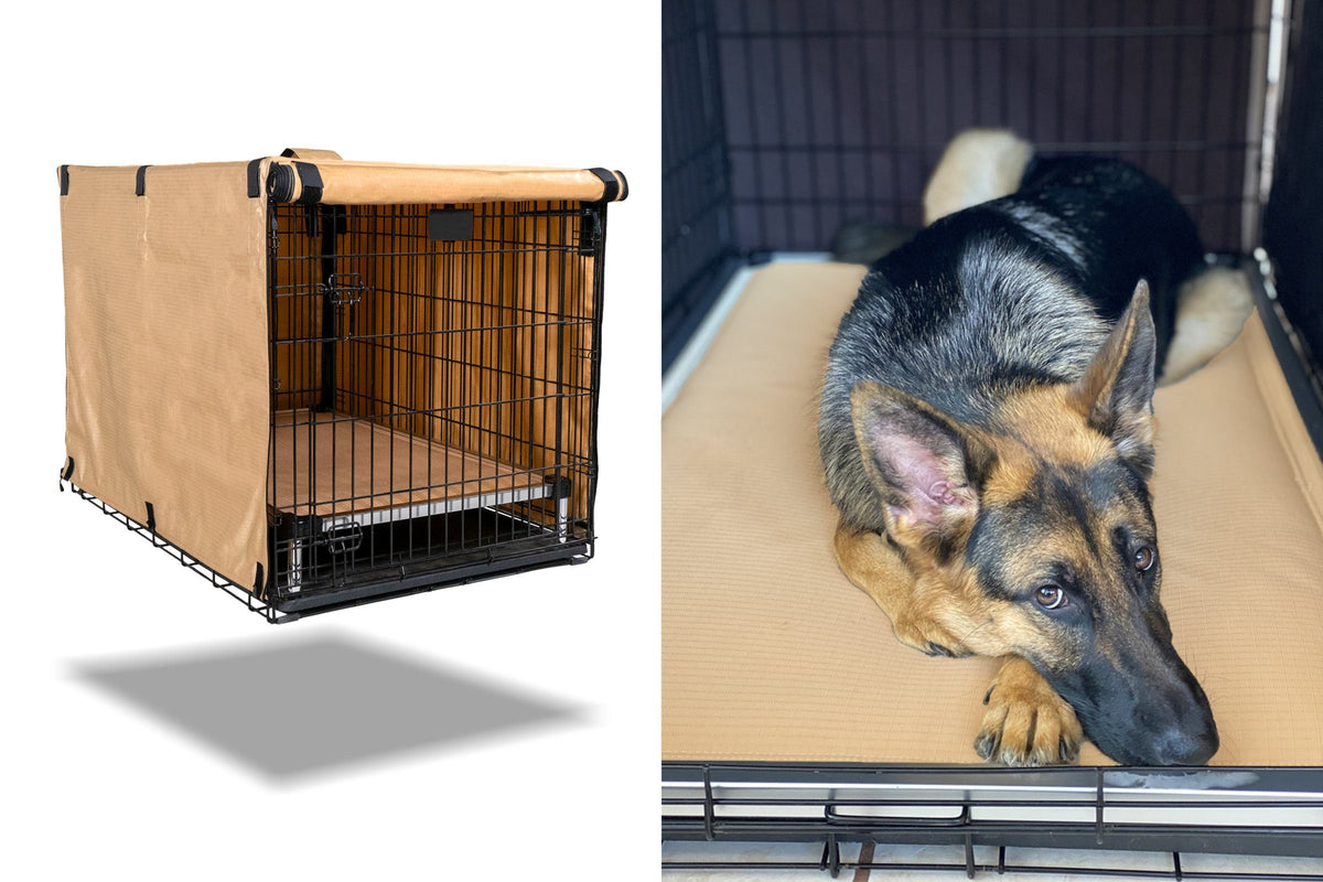 Tough Rip-Stop™ Dog Crate Cover | K9 Ballistics®
