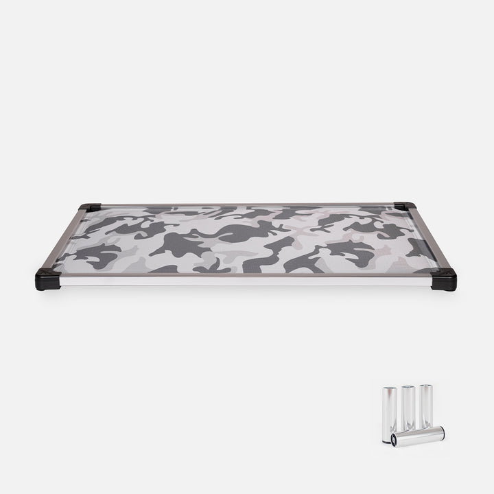 Fresh Look at Chew Proof Armored Padded Elevated Dog Crate Bed