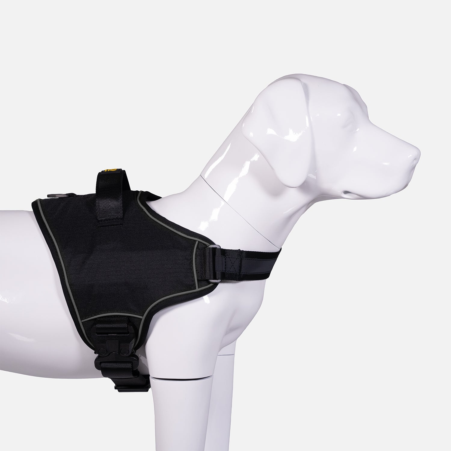 k9 dog gear K9 Pro Dog Harness, Obsidian Black Gray Trim / X-Large