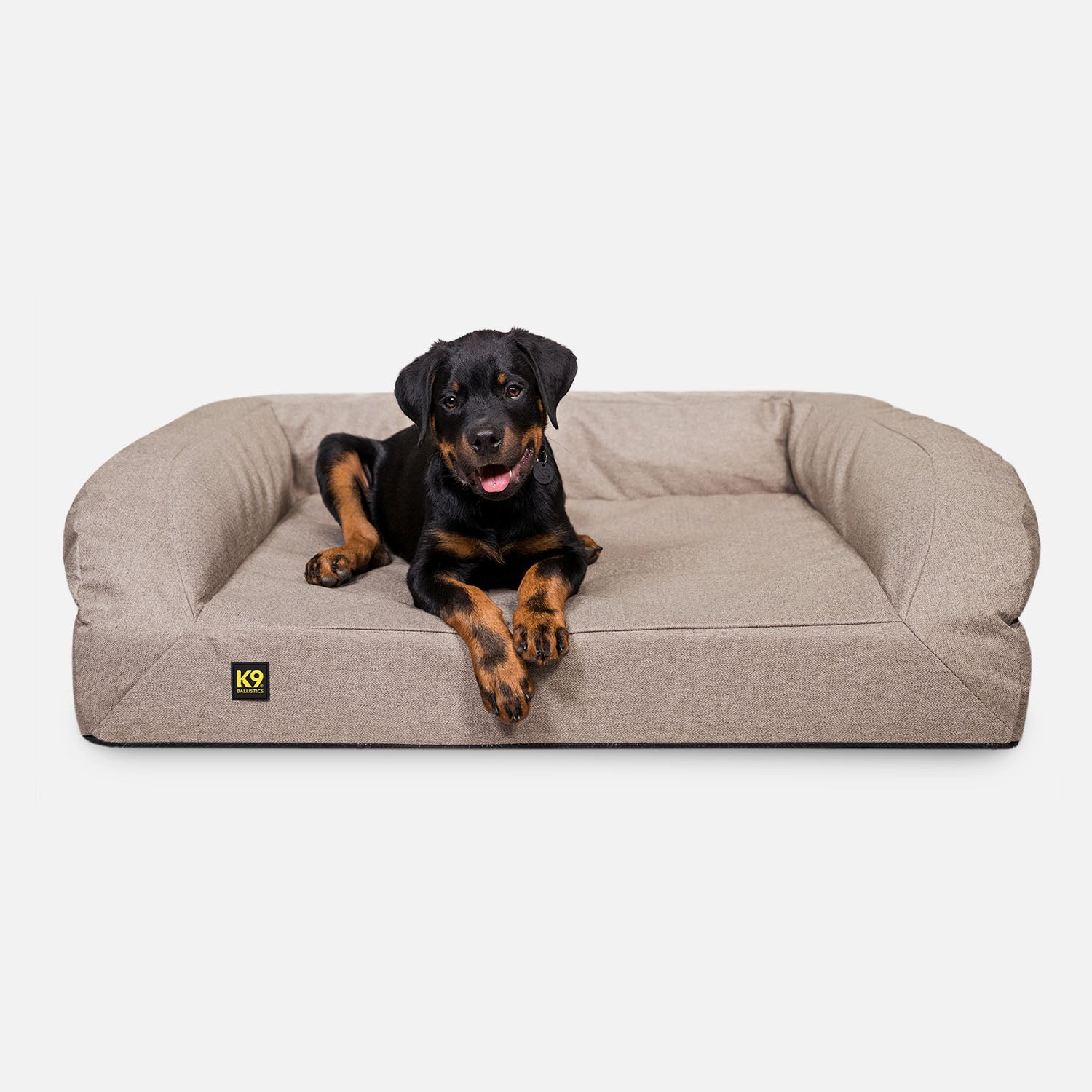 Tough Ripstop Rectangle Bolster Orthopedic Dog Bed
