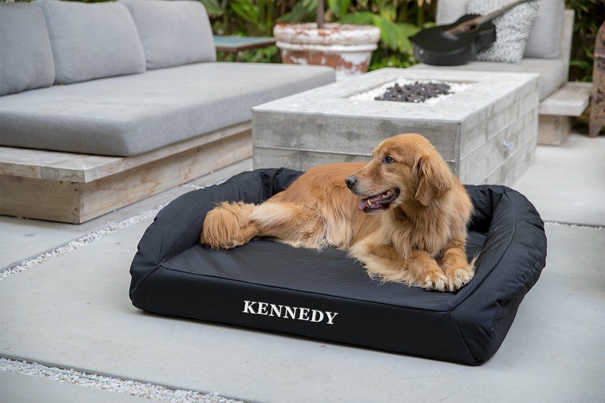 Tough Rip-Stop™ Rectangle Bolster Dog Bed - Cover