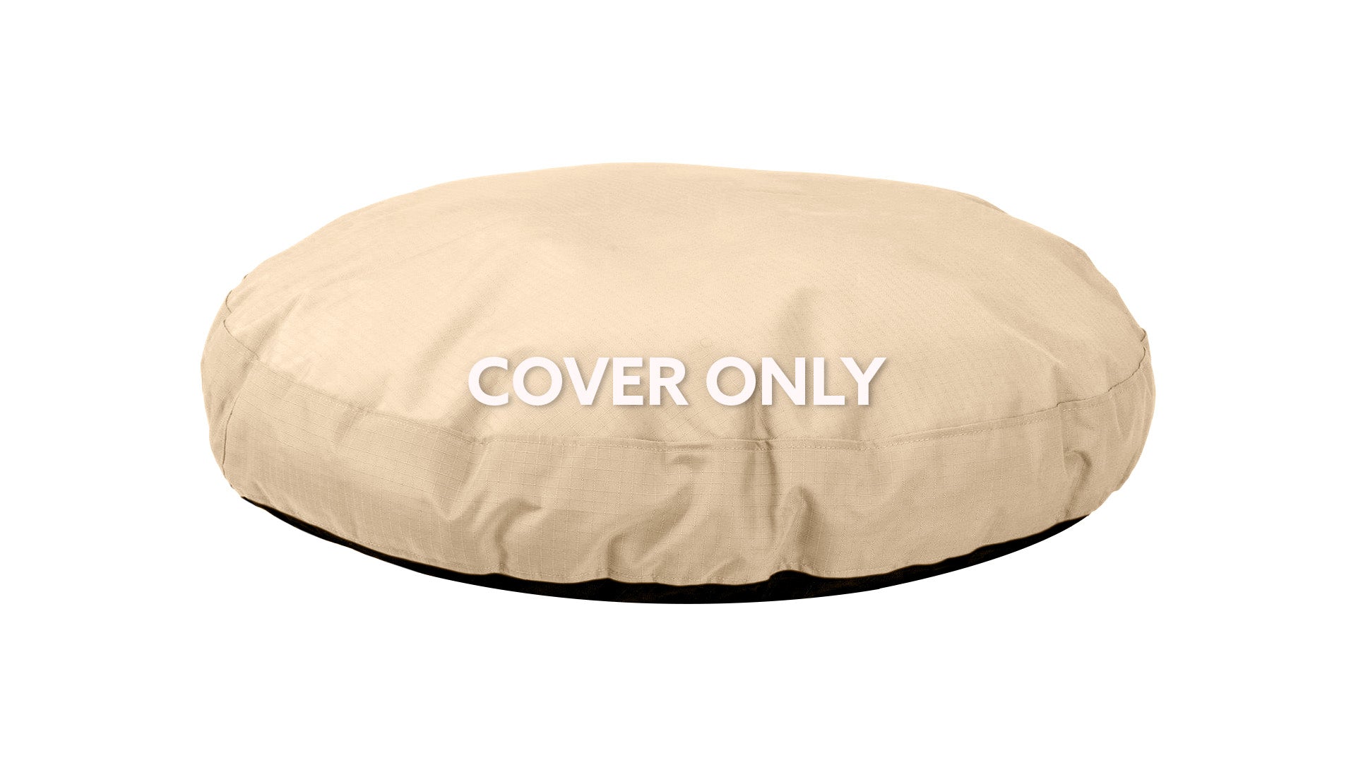 Tough Ripstop Round Pillow Dog Bed Cover K9 Ballistics