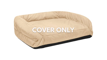 Tough Rip-Stop™ Rectangle Bolster Dog Bed - Cover