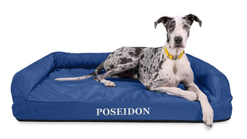 Tough Rip-Stop™ Rectangle Bolster Orthopedic Dog Bed